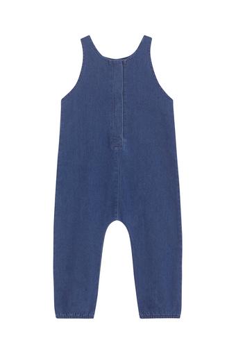 Kids Denim Overall (Basic Mid Blue Chambray)