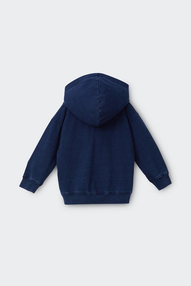 Kids Denim Washed Hoodie