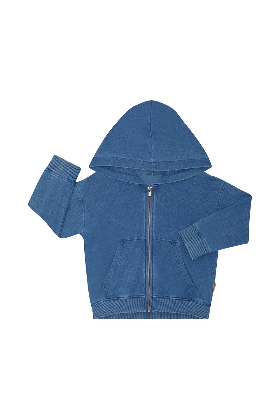 Kids Denim Washed Hoodie
