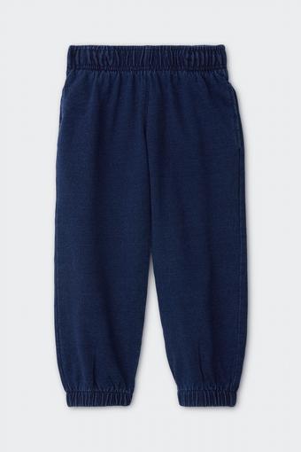 Kids Denim Washed Jogger (Sea Blue Denim)