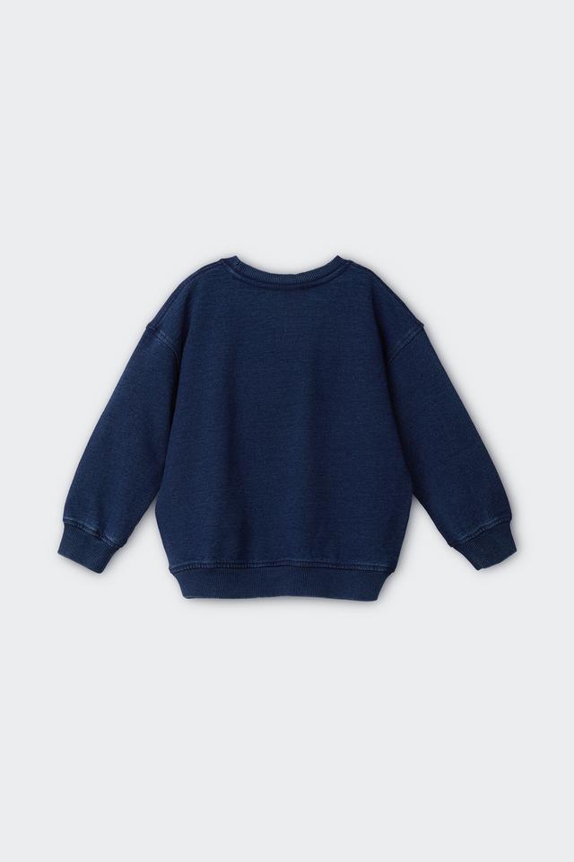 Kids Denim Washed Pullover