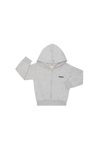 Kids Everyday Fleece Zip Hoodie (New Grey Marle)