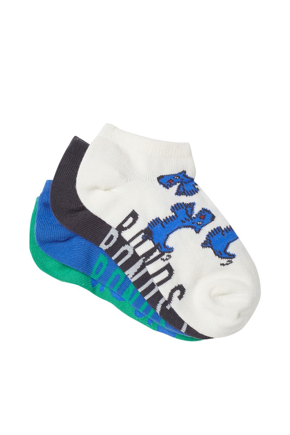 Kids Fashion Low Cut Socks 4 Pack