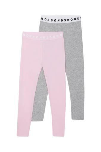 Kids Hipster Legging 2 Pack (Rose Water)