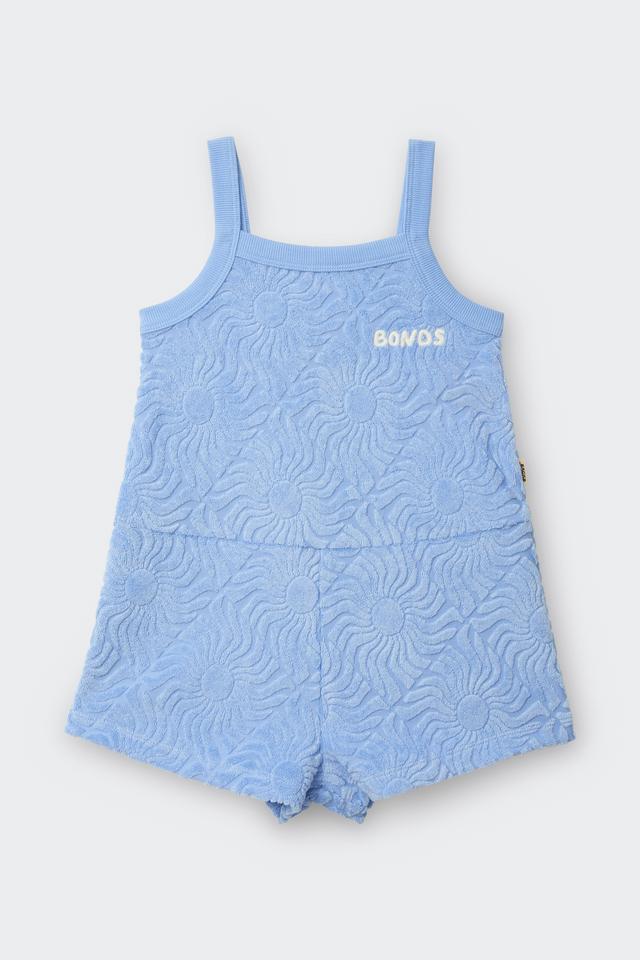 Kids Jacquard Terry Towelling Playsuit
