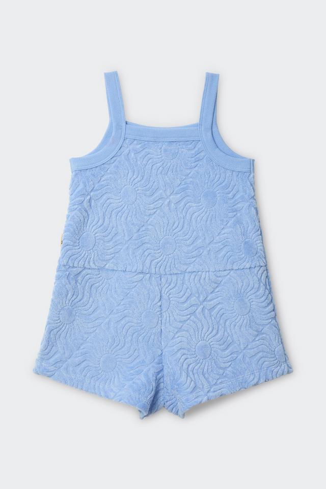 Kids Jacquard Terry Towelling Playsuit