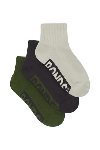 Kids Logo Bases Quarter Crew 3 Pack (Forest Moss / La Femme Nikita / Asap Rocky)