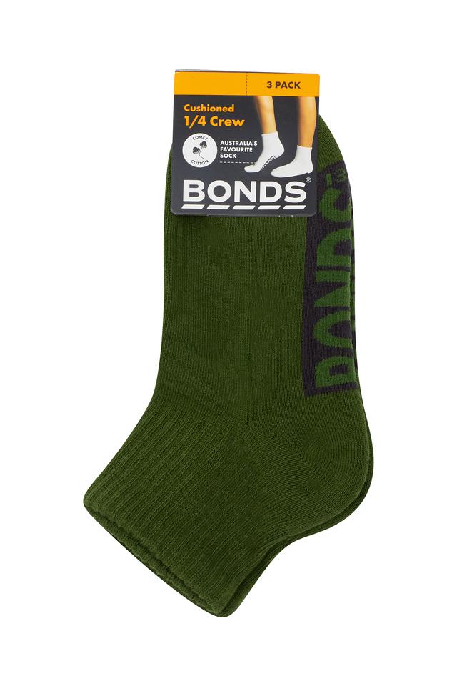 Kids Logo Bases Quarter Crew 3 Pack