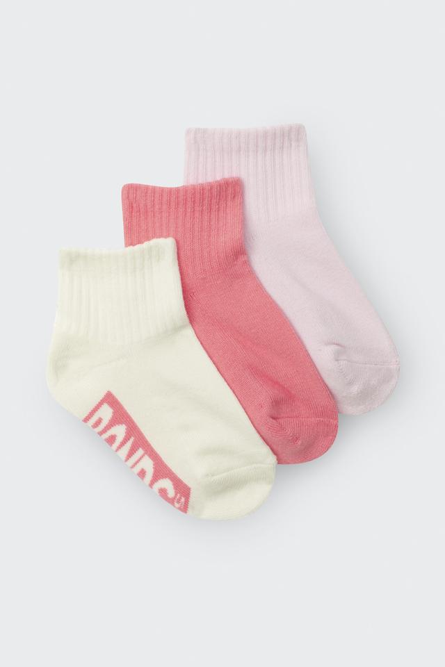 Kids Logo Bases Quarter Crew 3 Pack