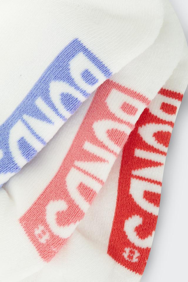 Kids Logo Cushioned Crew Socks 3 Pack
