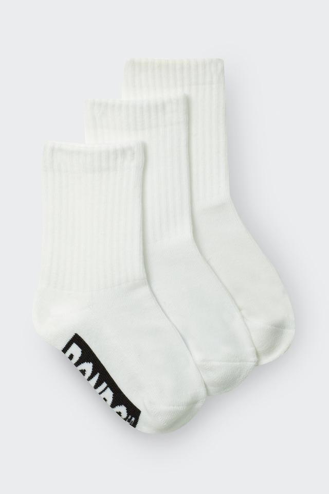 Kids Logo Cushioned Crew Socks 3 Pack