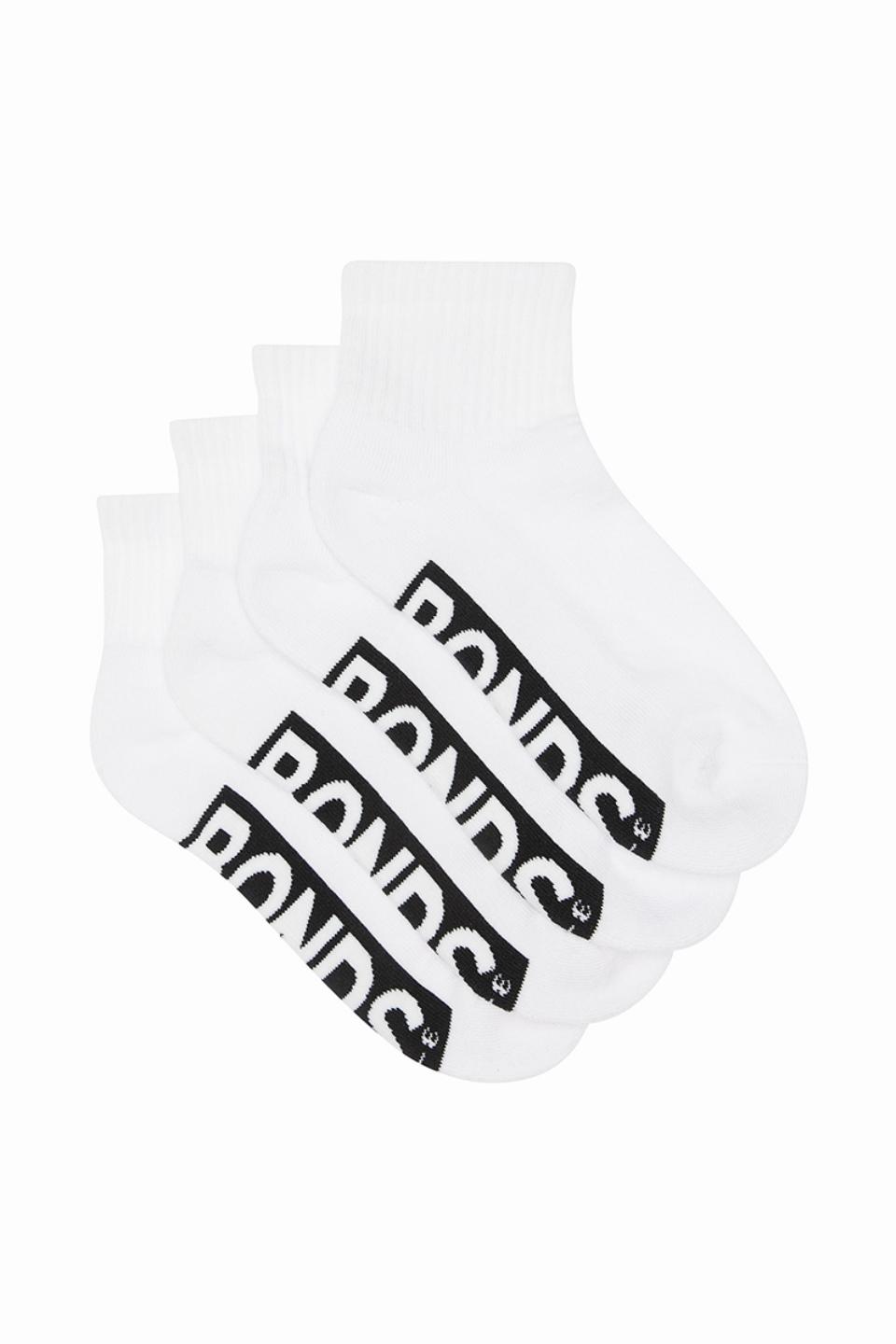 Kids Logo Cushioned Quarter Crew 4 Pack