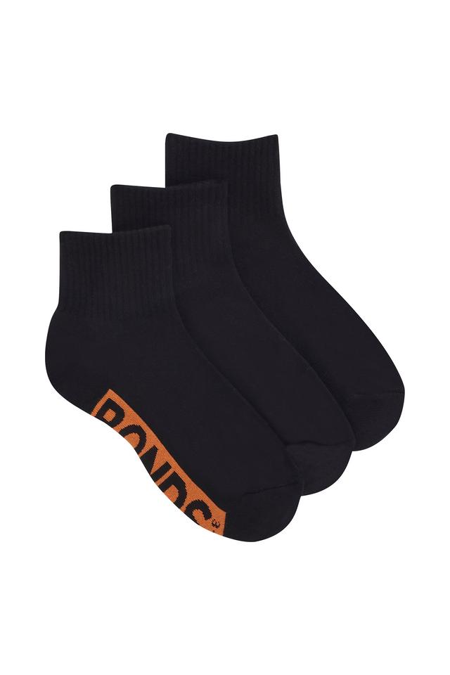 Kids Logo Cushioned Quarter Crew Socks 3 Pack