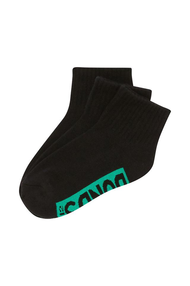 Kids Logo Cushioned Quarter Crew Socks 3 Pack