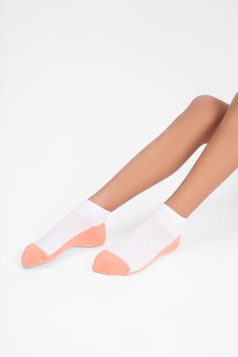 Kids Logo Light Low Cut Socks 4 Pack (White - Boys)