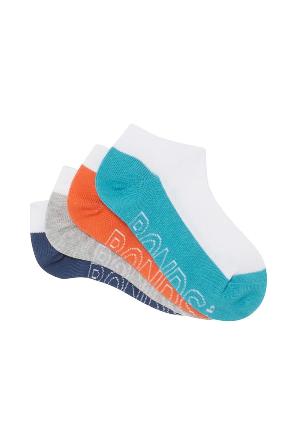 Kids Logo Light Low Cut Socks 4 Pack