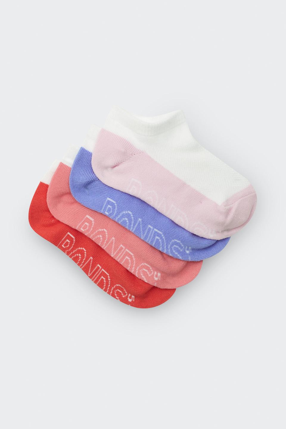 Kids Logo Light Low Cut Socks 4 Pack