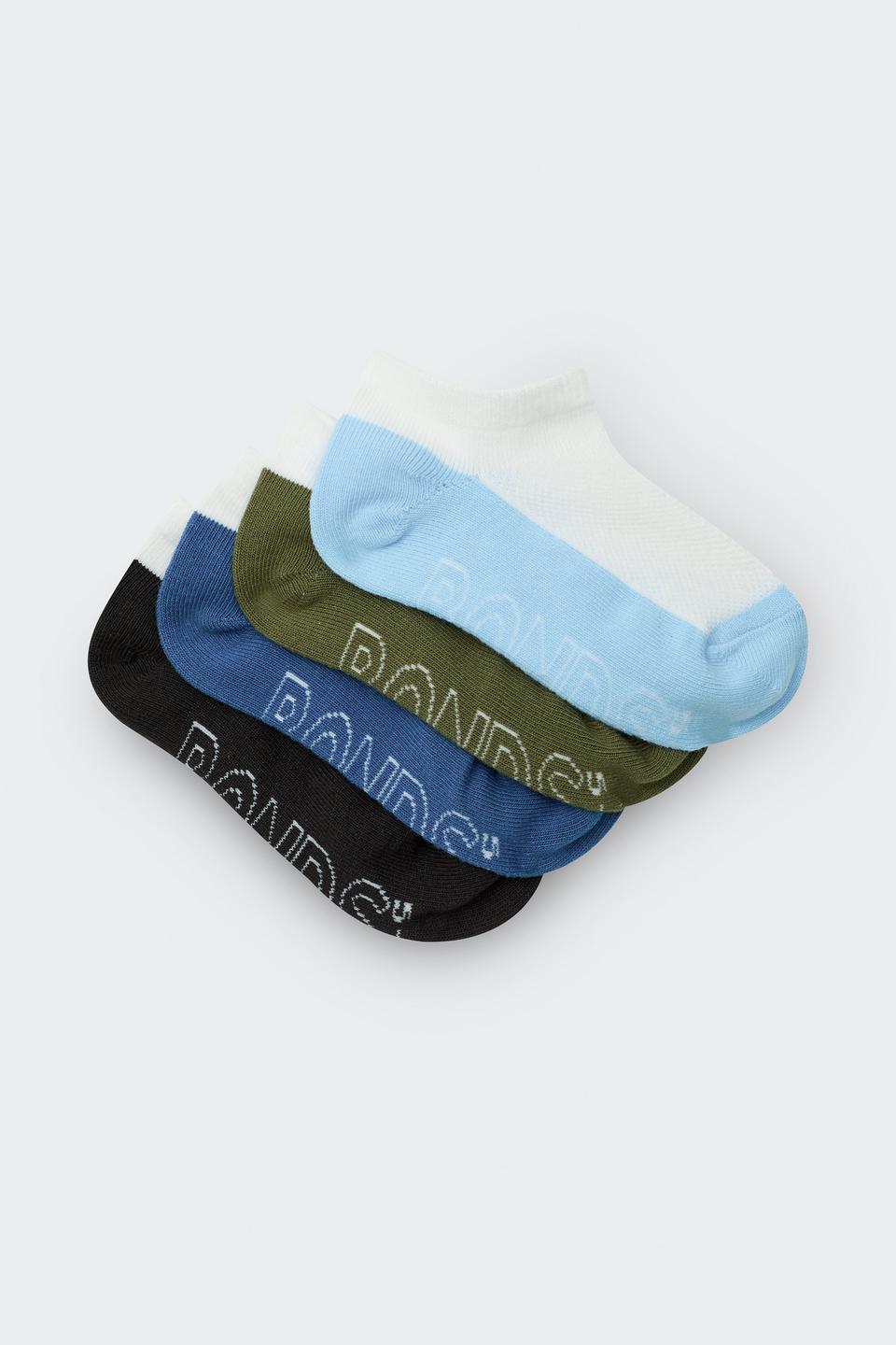 Kids Logo Light Low Cut Socks 4 Pack