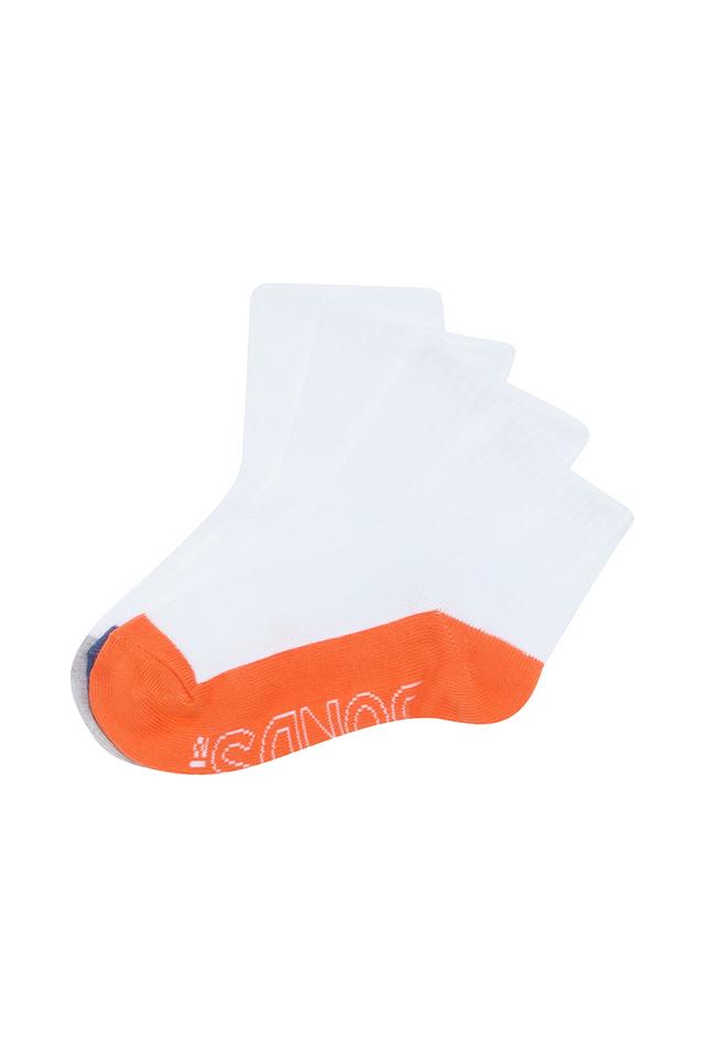 Kids Logo Light Quarter Crew Socks 4 Pack