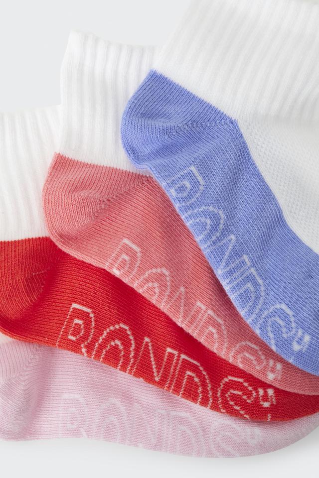 Kids Logo Light Quarter Crew Socks 4 Pack