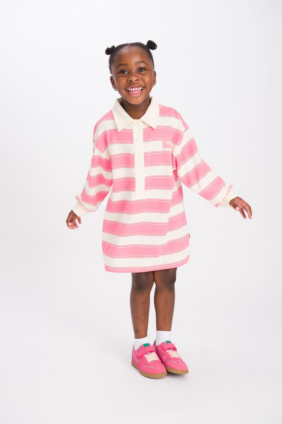 Kids Long Sleeve Rugby Dress