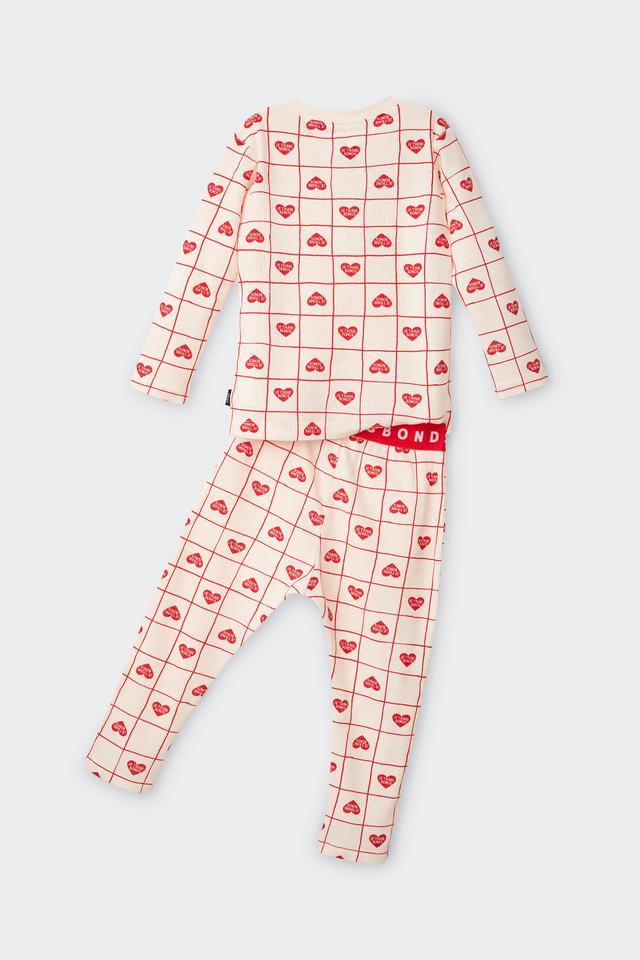 Kids Long Sleeve Waffle Sleep Set