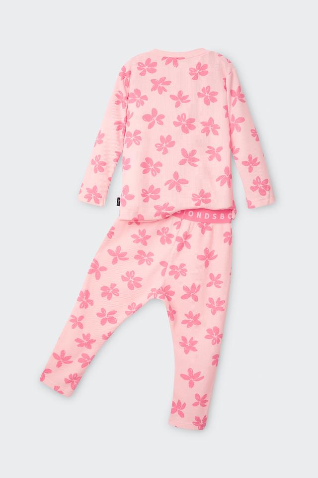 Kids Long Sleeve Waffle Sleep Set