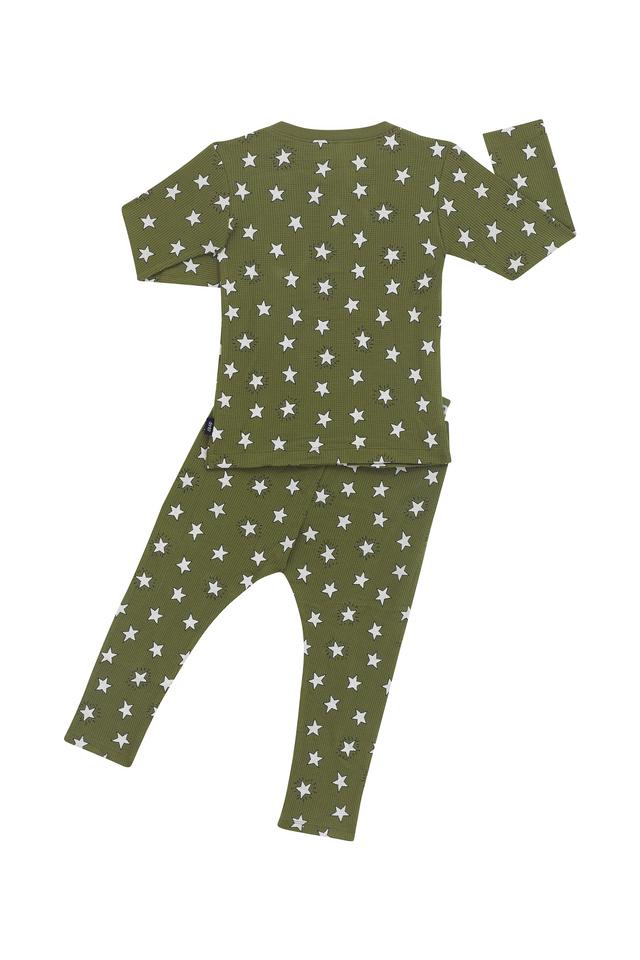 Kids Long Sleeve Waffle Sleep Set