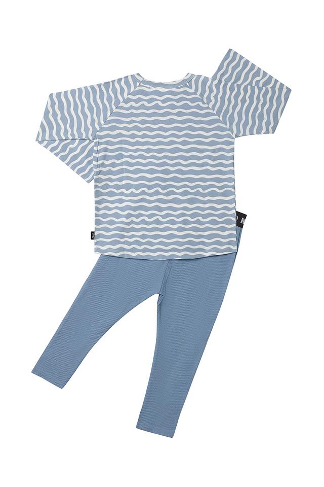 Kids Long Sleeve Waffle Sleep Set