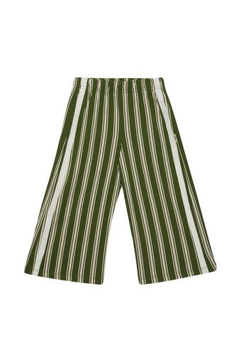 Kids Next Gen Wide Leg Pant (Summer Deck Chair Stripe Forest Moss)