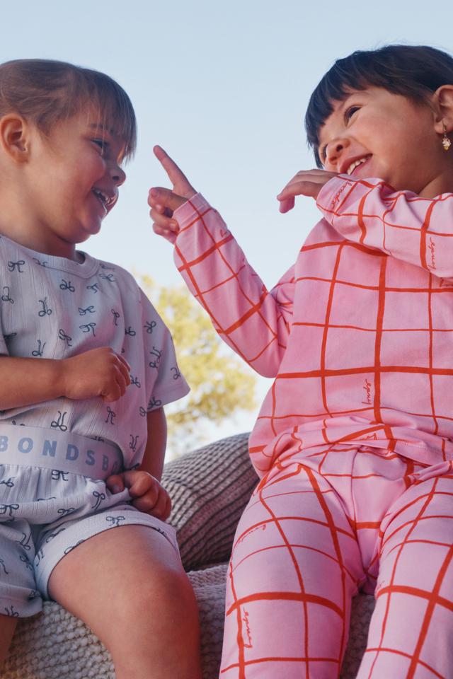 Kids Pointelle Short Sleeve Sleep Set
