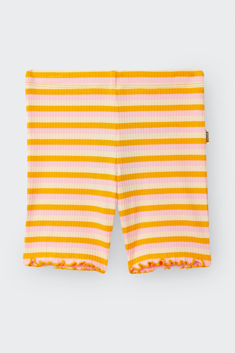 Kids Rib Frill Bike Short