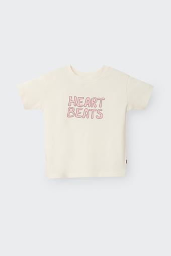 Kids Short Sleeve Crew Tee (Heart Beats)