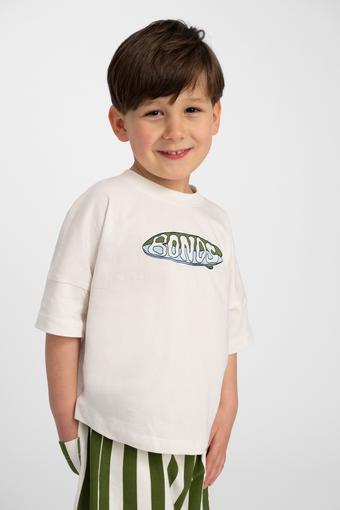 Kids Short Sleeve Drop Shoulder Tee (Bonds Surfboard PLP)