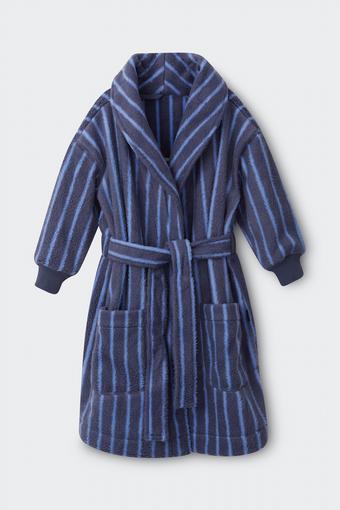 Kids Sleep Robe (Cosy Stripe Navy)
