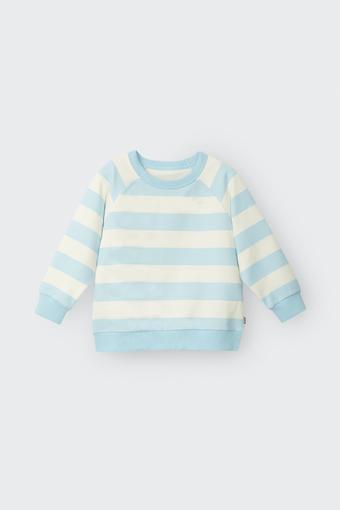 Kids Soft Threads Pullover (Horizontal Rugby Stripes Blue)
