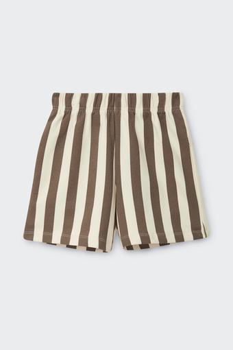 Kids Soft Threads Short (Bonds Vertical Small Stripe Brown)
