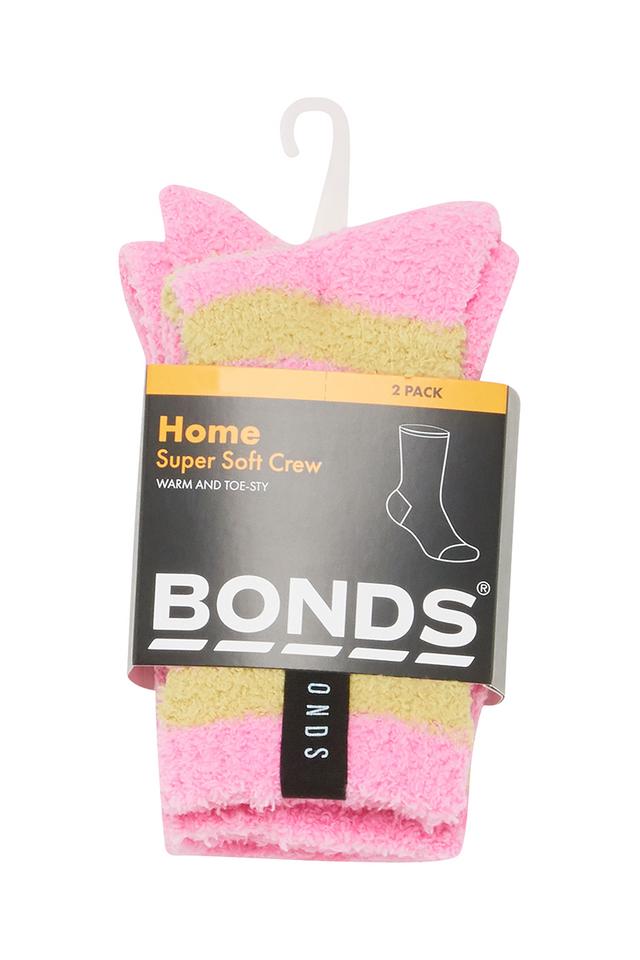 Kids Supersoft Crew Socks 2 Pack