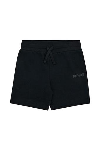 Kids Tech Sweats Short (New Black)