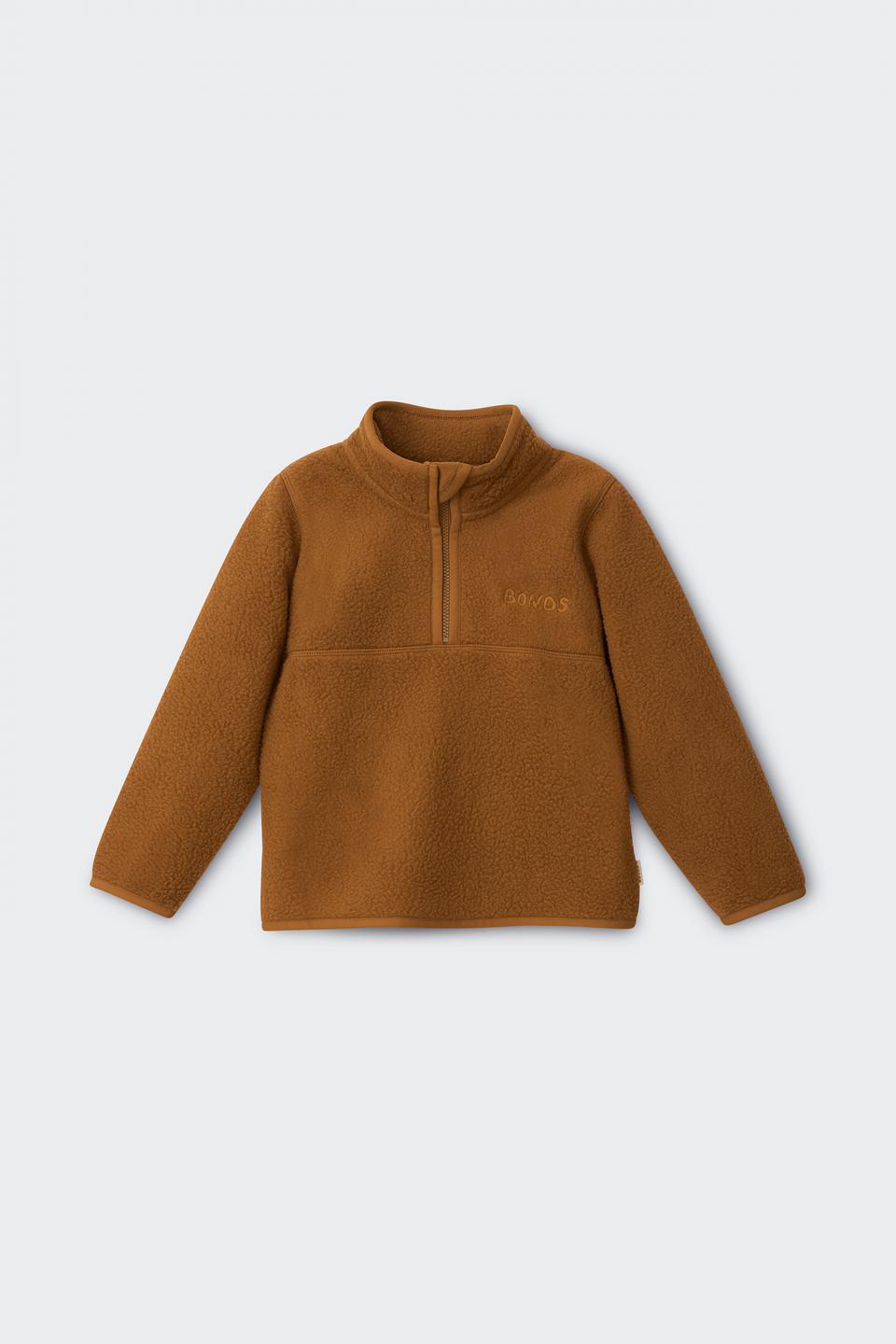 Kids Teddy Fleece Half Zip Pullover
