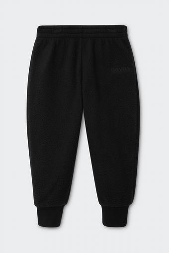 Kids Teddy Fleece Trackie (Black)