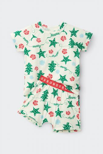 Kids Tee Sleep Set (Coastal Christmas)