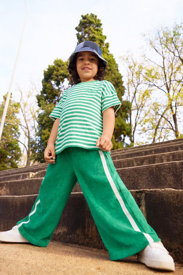 Kids Terry Towelling Wide Leg Pant