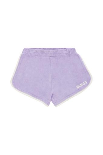 Kids Terry Towelling Short (Lilac Ice)