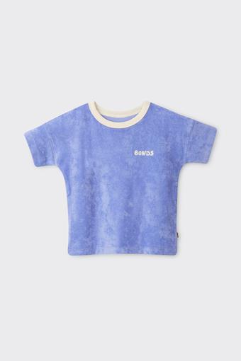 Kids Terry Towelling Tee (Purple Escape)