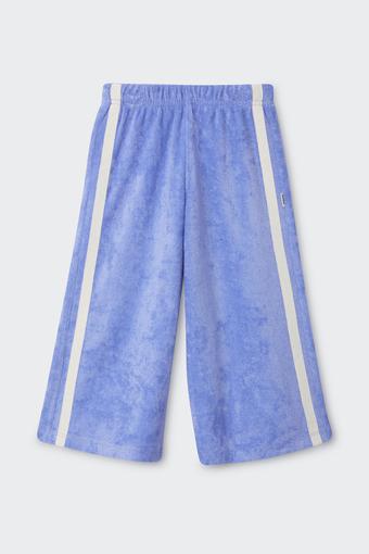 Kids Terry Towelling Wide Leg Pant (Purple Escape)