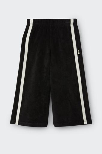 Kids Terry Towelling Wide Leg Pant (Nu Black)