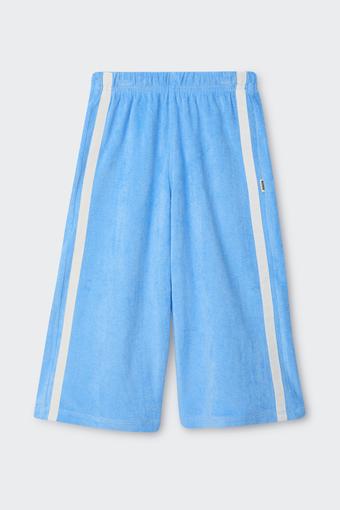 Kids Terry Towelling Wide Leg Pant (Pure Sky Blue)