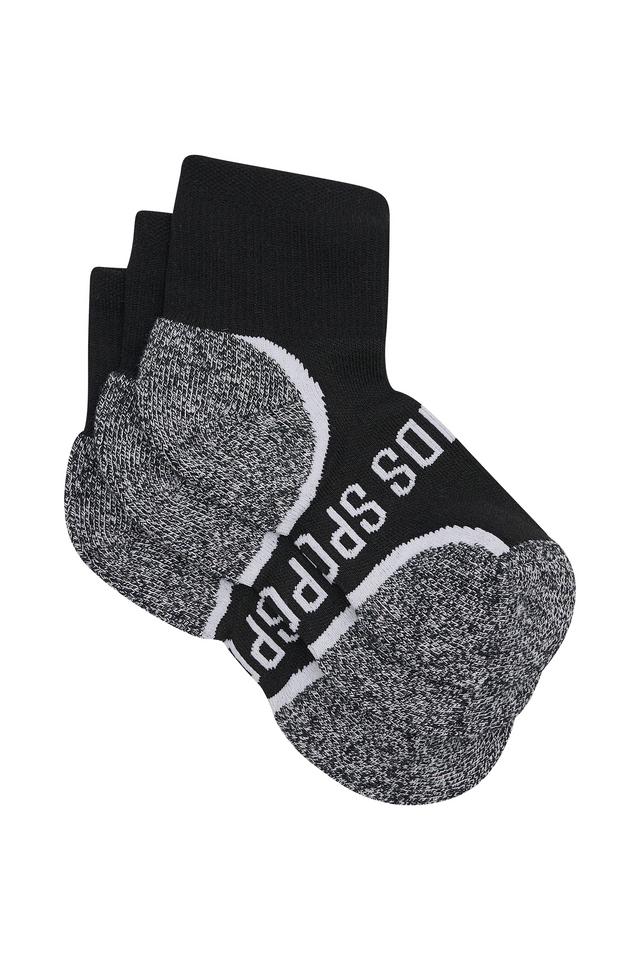 Kids Ultimate Comfort Quarter Crew Socks 3 Pack