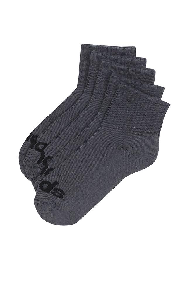 Kids Value Cushioned Quarter Crew Socks 5 Pack
